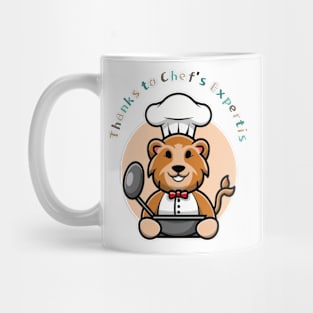Lion Chef Mug